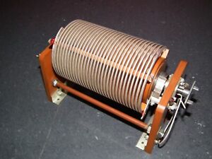 GIANT VARIABLE ROLLER INDUCTOR COIL - HF POWER AMPLIFIER - ANTENNA TUNER QRO