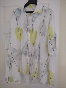 Grizas Shirt M Great Condition U2u 25.5" Linen - Picture 1 of 5