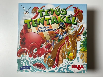 Titus Tentakel Vorsicht Krakenarm * Haba Brettspiel * Vollständig * AB 4 Jahre - Bild 1 von 4