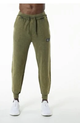 Jogger de felpa de gran tamaño para hombre Alphalete - verde aventurina, talla pequeña Foto 1 de 4