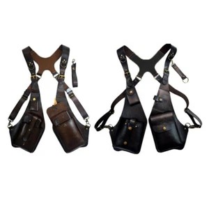 Diebstahlsicherung Pu Leder verdeckte Achsel Schulter Holster Tasche Handyhülle Geldbörse. - Bild 1 von 7