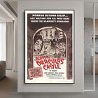GV4060 Filmposter Blut von Draculas Schloss toller Vintage Film Seidentuch Deko