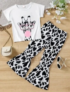 Mädchen zuckersüßes Giraffe 🦒 Zwei Set,  Gr. 110, Neu - Bild 1 von 5