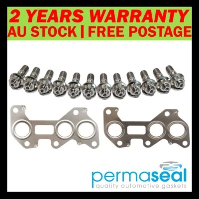 Colector de escape permaseal titanio perno y junta para Toyota Crown 2,5 L 1999-03 Foto 1 de 4