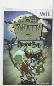 Death Jr Root of Evil Nintendo Wii MANUAL ONLY Authentic Original - Picture 1 of 1