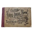 W.T. Giffe's Vocal Drill Book For Public Schools...Rare 1885 Music Hymns Indiana