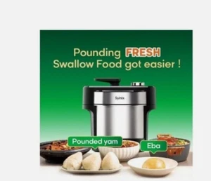 Syinix Automatic Swallow Maker &Pounding Yam, Amala,Banku,fufu etc Machine 5Ltrs - Picture 1 of 6