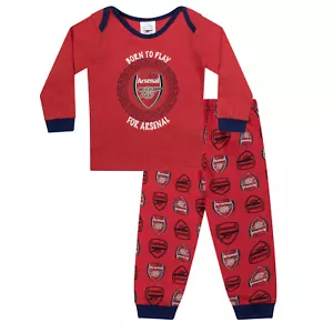 Arsenal FC Baby Pyjamas Long Boys Kids Official Football Gift - Picture 1 of 10