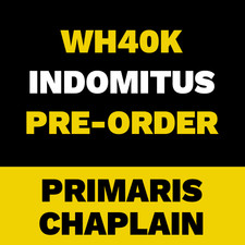 WARHAMMER 40K INDOMITUS BOX PRE-ORDER - PRIMARIS CHAPLAIN - NEW ON SPRUE