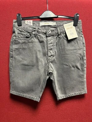 Серые узкие джинсовые шорты Topman 30 дюймов TD042 DD 04 - Изображение 1 из 4