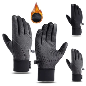 Invierno Cálido Pantalla Táctil Guantes Hombres Mujeres Correr Bicicleta Ciclismo Conducir Guantes - Imagen 1 de 14