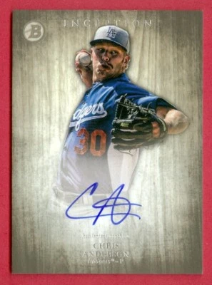 2014 BOWMAN INCEPTION (BB) Chris Anderson SP AUTO ROOKIE/RC CHASE CARD #PA-CA - Image 1 of 2