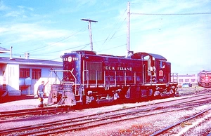 DUPLICATE EKTACHROME SLIDE ROCK ISLAND ALCO RS-1 #738 DES MOINES, IA JUL 6, 1960 - Picture 1 of 1