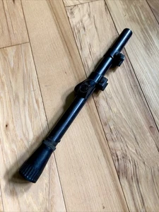 Early Weaver Marksman .22 Rifle Scope Fine Crosshair Reticle 3/4” Tube Rings - Picture 1 of 13