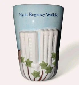 Hyatt Regency Waikiki Keramik 3D Tiki Becher - Bild 1 von 8