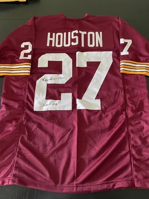 Camiseta Redskins Ken Houston assinada com certificado de autenticidade - Imagem 1 de 4