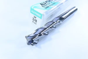 NUEVA HERRAMIENTA DE FRESADO DE LONGITUD LARGA 3/8" YG E5G97936 POTENCIA DE ALUMINIO FRESADO DE EXTREMO DE CARBURO SÓLIDO - Imagen 1 de 5