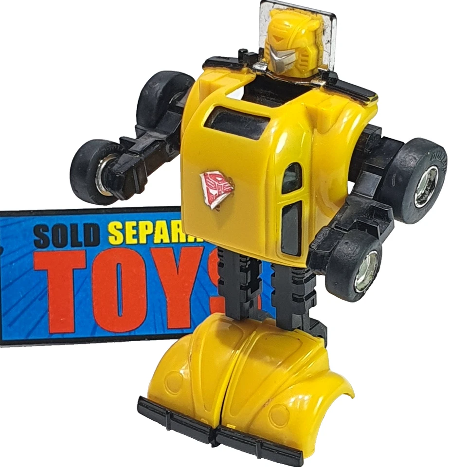 Mini vehículo Transformers G1 BUMBLEBEE COMPLETO Pre Rub Takara 1984 Japón Foto 1 de 4