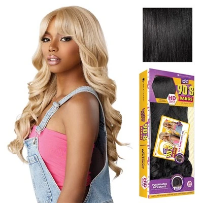 Pelucas Butta Lace 90Sbangs - Unidad 909 Sin Pegamento Parte Ancha Profunda Sintética Prepluc... Foto 1 de 4