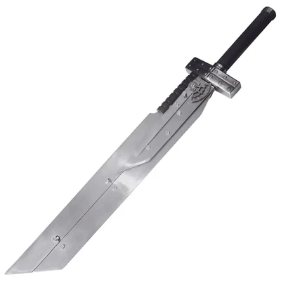 Espada Cloud Strife Fusion Edición Negra Réplica Espada Buster Espada Fantasía Final Foto 1 de 3