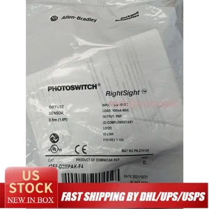 NEW 42EF-D2MPAK-F4 AB  SENSOR 18 MM CYLINDRICAL GENUINE US Free Tax - Picture 1 of 5