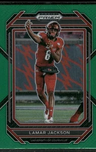 #67 Lamar Jackson 2023 Panini Prizm Draft Picks Prizms Green - Picture 1 of 2