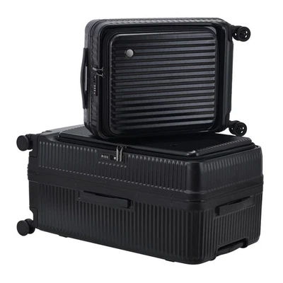 Juego de equipaje de mano y facturado con marco de aluminio 20/29 de 2 piezas con apertura lateral... Foto 1 de 4