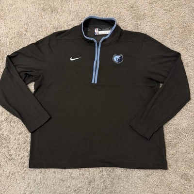 Memphis Grizzlies Half Zip Pullover Mens XL NBA Basketball Dri Fit Nike Sweater - Image 1 of 4