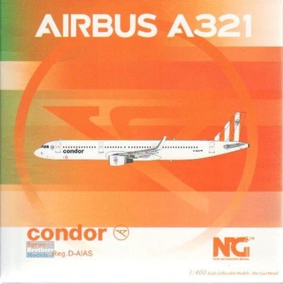 NGM13079 1:400 NG Modelo Condor Airbus A321 Reg #D-AIAS Cola Amarilla Foto 1 de 3