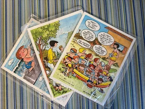1978 FAMILY CIRCUS COMIC STRIP 6” X 8” PUZZLE SHOUT STAIN REMOVER NIP ALL 3 - Picture 1 of 7