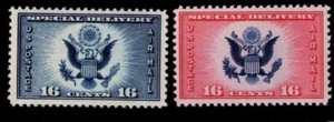 US Stamp Scott CE1-CE2, 16¢, Air Mail Special Delivery MNH - Picture 1 of 1