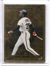 1996 Leaf Preferred - BARRY BONDS - Preferred Steel Gold Promo / Sample #6