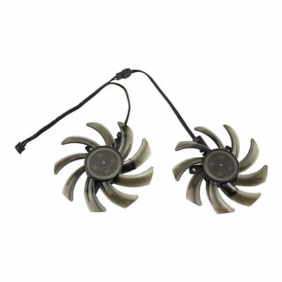 2pcs / Set Computer PC 4Pin Graphics Card Fan GA91S2U - Image 1 of 4