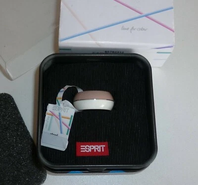 Esprit Ring, zwei-farbig, Edelstahl, epoxid-harz beschichtet, Gr.17, neu in OVP! - Bild 1 von 4