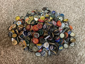 Konvolut versch. Sorten Bier Kronkorken zum Basteln / Sammeln - über 600 - GEBRAUCHT - Bild 1 von 1