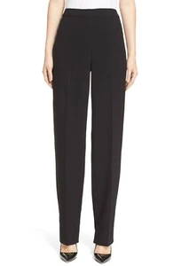 Pantalón Marocaín Crepé Pierna Recta Diana Colección St. John Talla 4 Nuevo con Etiquetas - Imagen 1 de 8