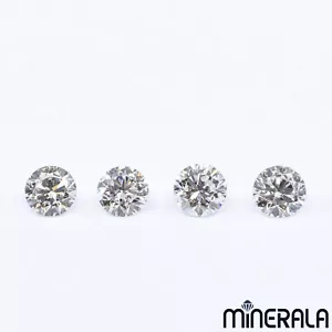 CVD LAB GROWN DIAMONDS GEMSTONE FACETED ROUND D-F CLARITY VS 4mm - 6.5mm WP02775 - Picture 1 of 3