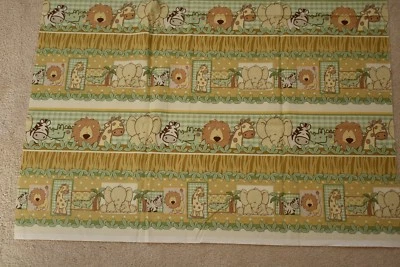 33" Long, Jungle Animal Stripes on Tan Cotton, Henry Glass/Kimba/Comiskey, N2727 - Image 1 of 4