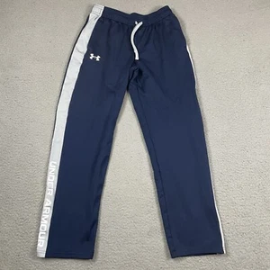 Under Armour Pants Youth Large Blue Joggers Activewear Sweatpants Workout Kids L - Picture 1 of 11