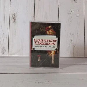 Christmas By Candlelight Carl Doy Cassette Tape 1992 Christmas Classical/Piano - Foto 1 di 7