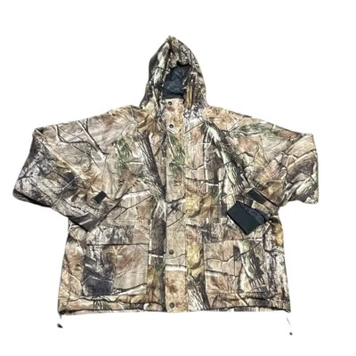 Redhead Mesh Lined Camouflage Bone-Dry Camo Jacket Men’s Size XL w Hood - Image 1 of 4