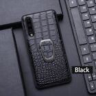 Classic Magnetic Genuine Leather Cover Case For Samsung Galaxy S22 Ultra S21 S20