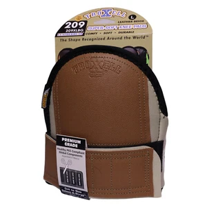 Troxell USA Super-Soft Leatherhead Knee pads - 209XLBG - (Large/Beige) - Picture 1 of 11