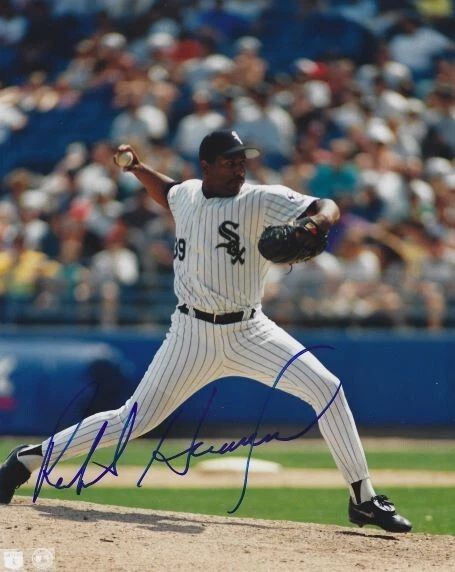 Foto autografiada firmada 8x10 de los Medias Blancas de Chicago de Roberto Hernandez - Certificado de autenticidad  Foto 1 de 1