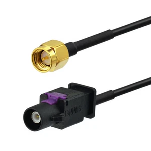 Car DAB+ FM AM Radio Antenna Adapter Cable,Fakra A Male to SMA Male Cable 30cm - Picture 1 of 3