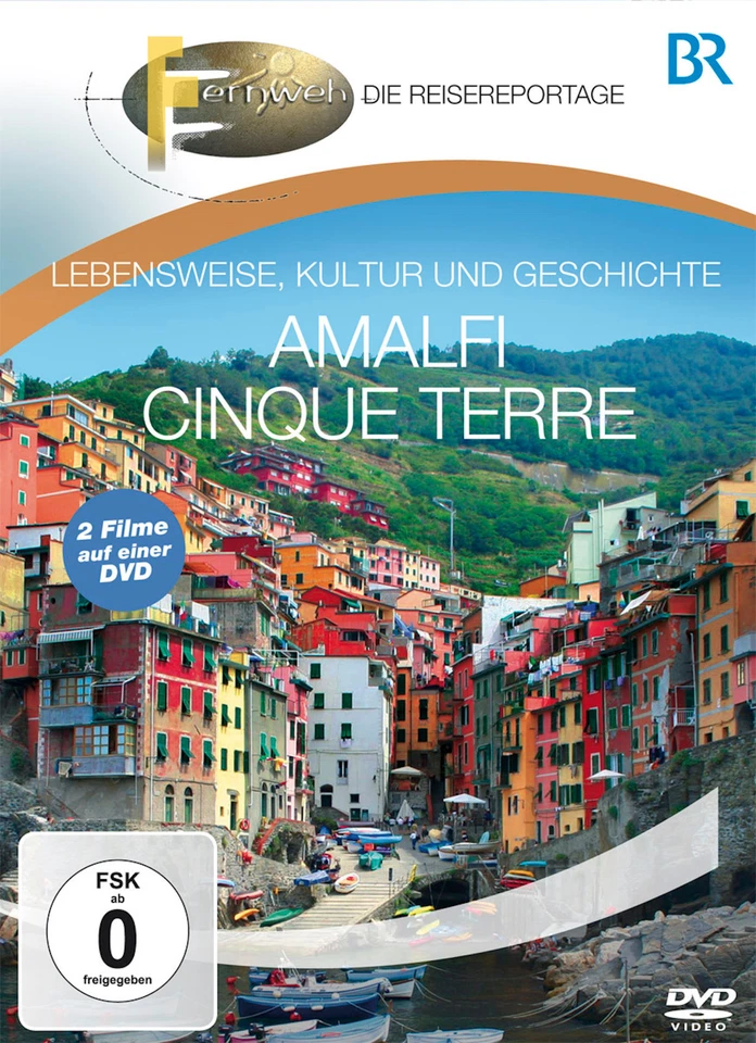DVD Amalfi Y Cinque Terre De Br Fernweh Das Revista de Viajes con Consejos - Imagen 1 de 1