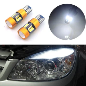 2pcs 6000K White 168 W5W CANBUS Error Free LED Parking Light Bulbs T10 2825 194 - Picture 1 of 12