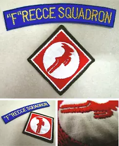 Patch "F"RECCE SQUADRON - SQUADRONE "F" - OPERAZIONE HERRING 1945 - Riproduzione - Imagen 1 de 1