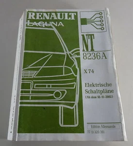 Manual de Taller Eléctrico/Eléctrico Diagramas de Cableado Renault Laguna 11/ - Imagen 1 de 5