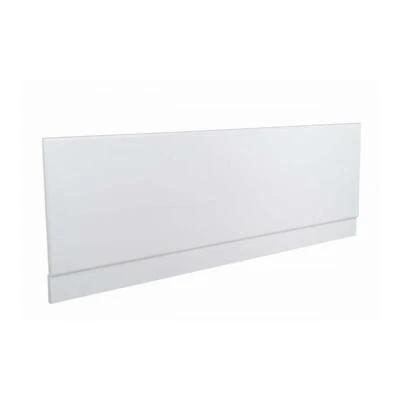 VEEBATH Bathroom Bath Panel 1700mm Front Side White PVC Adjustable Plinth Linx